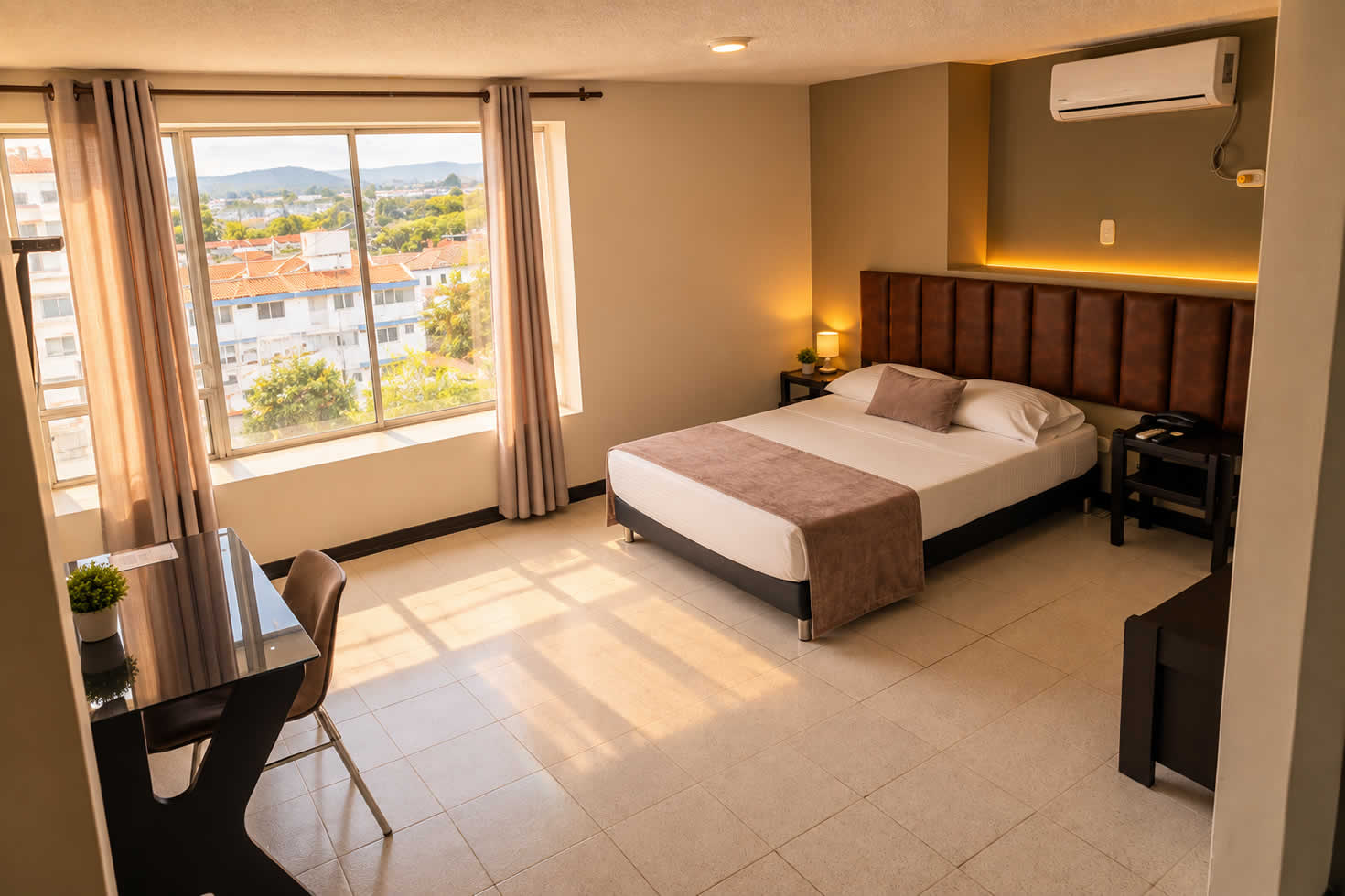 Habitación Sencilla económica del Hotel Don Gregorio en Cartago